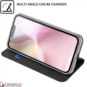 Dux Ducis Skin Pro dirbtinės odos dėklas - juodas (Apple Iphone 16e/Iphone 17e) Dux Ducis Skin Pro dirbtinės odos dėklas - juodas (Apple Iphone 16e/Iphone 17e)